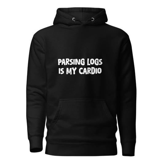 Parsing Logs is my Cardio - Hoodie